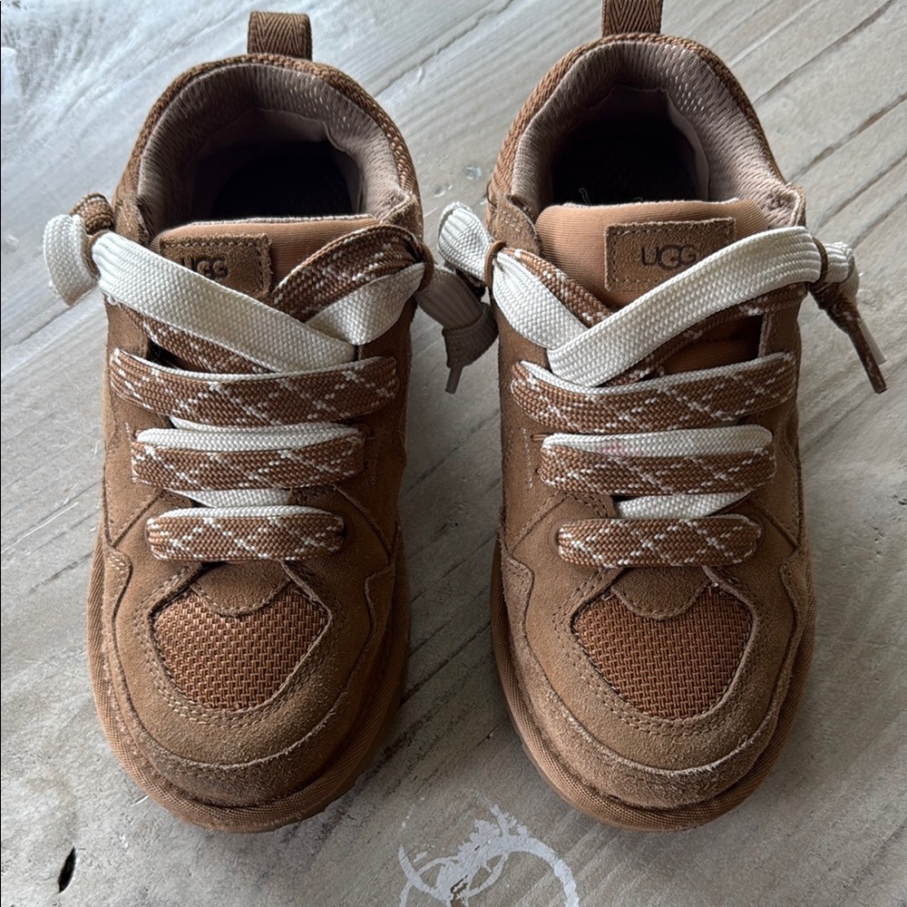 UGG Brown Sneakers with Chunky Design and Supportive Sole